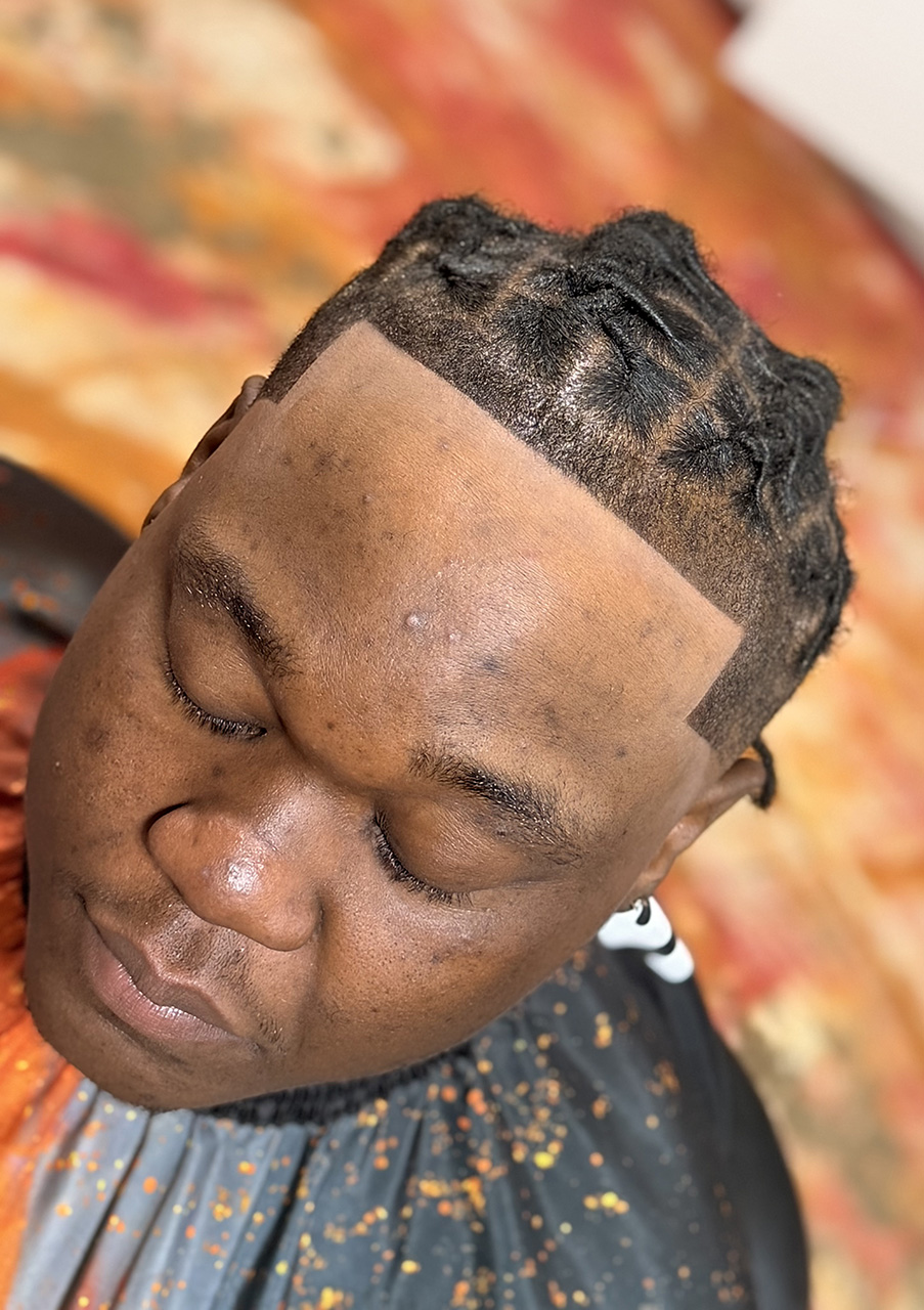Dapper B's Fade Factory haircut photo